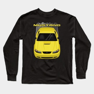 Mustang GT 1999 to 2004 SN95 New Edge - Yellow Long Sleeve T-Shirt